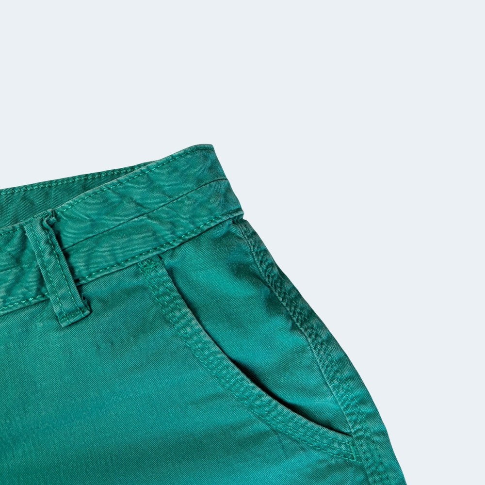 Elle Teal Green Chino Shorts Size 4 Preppy Coastal Aesthetic Summer Casual - Picture 6 of 7